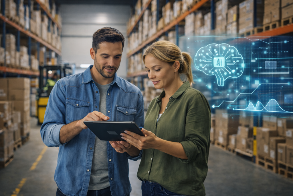 Integración de inteligencia artificial en Himansa ingenieros Integración real de Inteligencia Artificial para la toma de decisiones en logística e industria